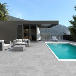 ⁦بلاط أرضيات خارجي 40×80×1.4 سم - رمادي⁩ - الصورة ⁦3⁩