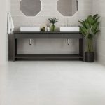 ⁦بلاط أرضيات 40×40×1.0 سم - رمادي فاتح⁩ - الصورة ⁦2⁩