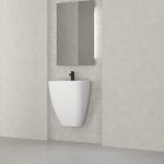 ⁦بلاط ديكور جدران 40×80×1.0سم - رمادي فاتح⁩ - الصورة ⁦2⁩