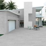 ⁦بلاط أرضيات / واجهات بورسلان 40×80×2.0 سم - رمادي⁩ - الصورة ⁦2⁩