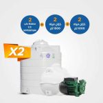 119- Horizontial &  Vertical Tanks 1500 #2 + Horizontial &  Vertical Tanks 1000 #2+Grundfos Horizontal water pump NS5-33 / 1 Horsepower #2