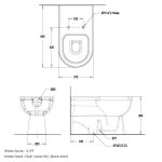 ⁦كرسي دورة مياه - ياسمين⁩ - الصورة ⁦2⁩
