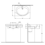 BODOR 300 Under Counter top - OFF WHITE - Image 3