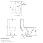 Water Closet  30cm - PARIS - Image 2