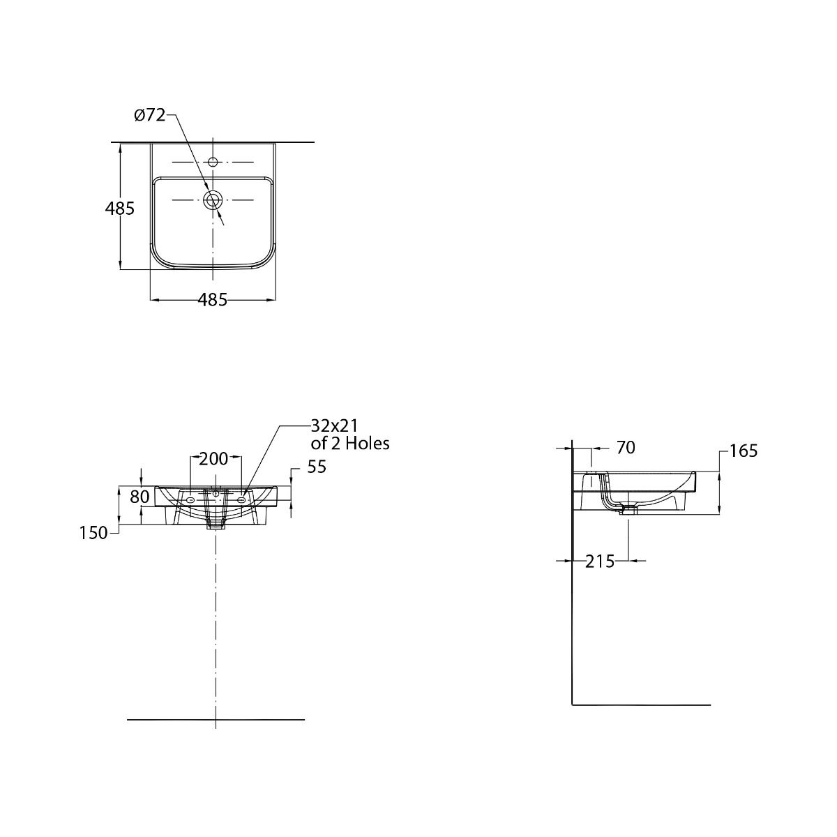121240126010030_c-1.jpg حوض مغسلة راديوس فوق الرف 48 سم - موديل ب - الصورة 1