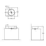 TYPE-D WB ROUND TABLETOP WHITE - Image 2