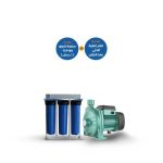 127-Aquatower Jumbo Big Blue Triple Water Filter #2 +Taifu pump TCP158 - one HP
