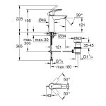 Wash Basin mixer 22 cm - EUROSMART - Image 4