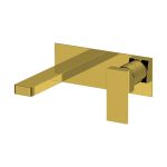 Concealed Wash Basin mixer Gold - Saudi Ceramics
