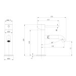 WB Mixer MONO MATT BALCK - KAIPING ALFRED VICTORIA