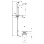 WB mixer HIGH 25 cm- NAPOLI - Image 3