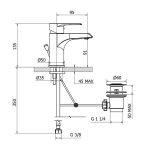 Wash Basin mixer SMALL - FLORENCE - Image 3