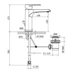 Wash Basin mixer MEDIUM - FLORENCE - Image 3