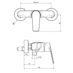 Shower mixer - NAPOLI - Image 3