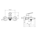 خلاط حوض استحمام - نابولي