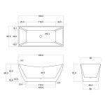 Bathtub 180x80 - ROSE - Image 2