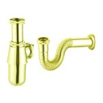 Bottle Trap 1 1/4" (ROUND) GOLD - Saudi Ceramics - Image 3