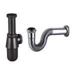 Bottle Trap 1 1/4” (ROUND) MATT BLACK - Saudi Ceramics