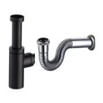 Bottle Trap 1 1/4" (ROUND) MATT BLACK - Saudi Ceramics - Image 3