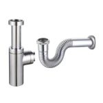 Bottle Trap 1 1/4" (ROUND) CHROME - Saudi Ceramics - Image 2