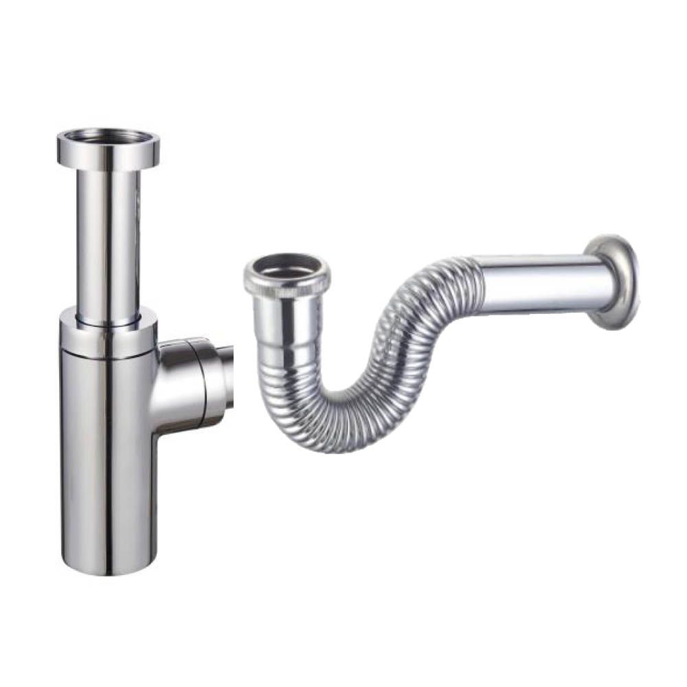 130191490045200_a.jpg Bottle Trap 1 1/4" (ROUND) CHROME - Saudi Ceramics - Image 1