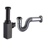 Bottle Trap 1 1/4" MATT BLACK - Saudi Ceramics - Image 2