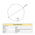 LED Mirror Round (TC-803) 60x60 cm