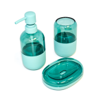 Soap Dispenser Set (3pcs) - OCEAN BLUE - BR Accessories - Image 2