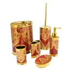 Soap Dispenser Set (6pcs) - Golden Red - BR Accessories