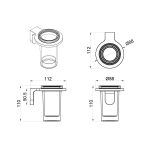 Bathroom Accessories - Matt Black