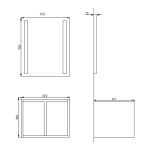 Wash Basin Counter Rustic (TC-9193) - Image 2