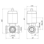 Built in part COMO Art#F2535CR.SAC for concealed bath/shower mixer