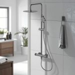 Shower Column Thermostatic GE104 - Gunmetal