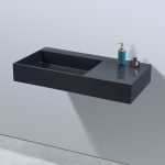 Wash Basin TOURMALINE wall-hung RECTANGL - Image 2