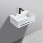 Wash Basin DIAMOND wall-hung RECTANGLE - Image 3