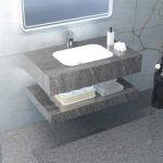 Wash Basin PORCELAIN wall hung - Art#A30-80 - Image 3