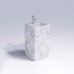 Wash Basin PORCELAIN Pedestal - Art#A15-450 - Image 5