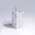 Wash Basin PORCELAIN Pedestal - Art#A15-450 - Image 3