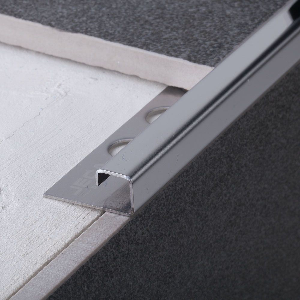 130881410008300.jpg Tile Profile Decorative Trim - Silver - Image 1