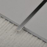 Tile Profile Decorative Trim Shape (T) - Silver - Image 2