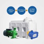 134-walkway  Horizontial Tanks 2000 +Horizontal water pump K 20/41M / 0.5 Horsepower+ACQUAVERO pressure control ACQUASET LS