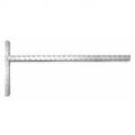 Drywall Aluminum T-Square, 22 inch Base Length, 22 inch x 1 1/2 inch, 48 inch x 2 inch, Anti-Rust, 1 mm