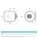 Electric Water Heater 80L Horizontal SPARK HEAT - Saudi Ceramics