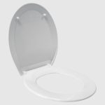 Seat Cover Slow Closing With Hinges White- SCK4 - Image 2