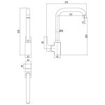 KITCHEN SINK MIXER - CUBIST - Image 2