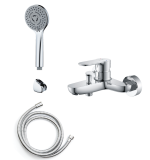 BATH MIXER WITH HAND SHOWER - RISE - Image 2