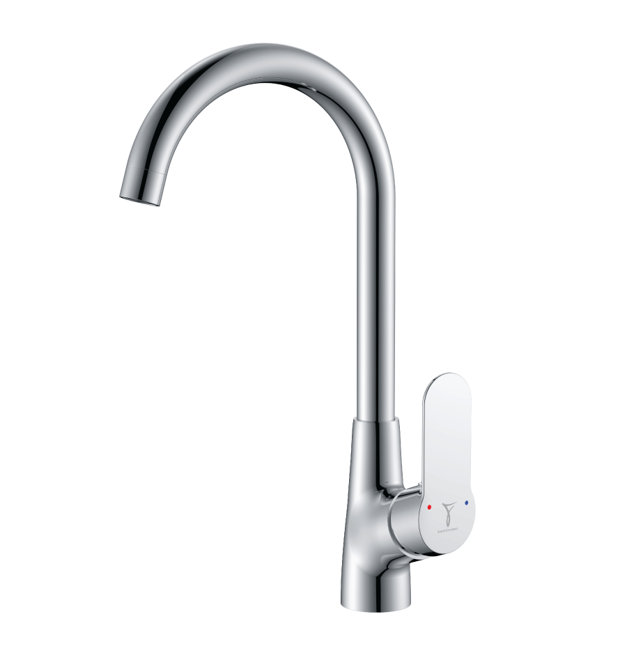 180101010352009_1_.png RISE KITCHEN SINK MIXER ONE-HOLE CHROME - Image 1