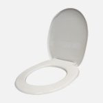 Andra Seat Cover with Plastic hinges - White