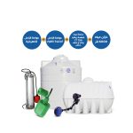 190-Horizontial &  Vertical Tanks  6000 + zetalia submersible water pump CT 150 1.6 Horsepower +Electrical Floater