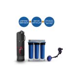 مضخة مياه غاطسة Grundfos SBA3-45A بأوتوماتيك داخلي + فلتر AquaTower ثلاثي لتنقية المياه بعد الخزان + عوامة الزامل الحاجزة للهواء